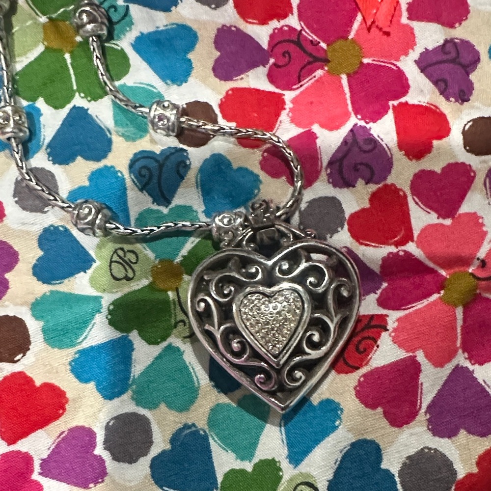 Brighton Silver Heart Necklace